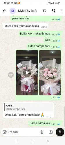 Testimonial Buket Bunga pasirsedang