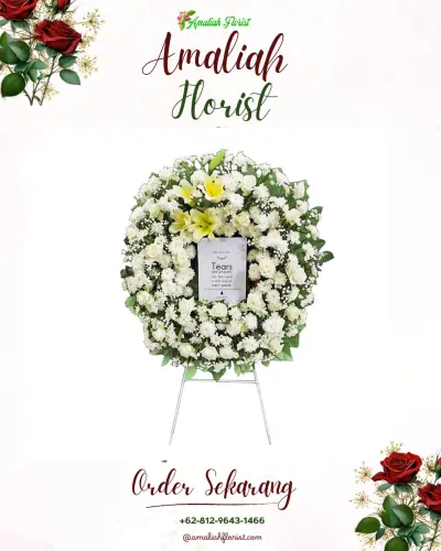 Krans Bunga Duka Cita pasirsedang